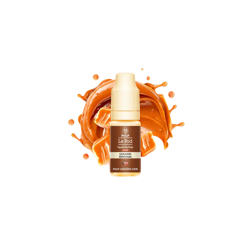 CARAMEL ORIGINAL LE POD BY PULP 10 ML SELS NCOTINE