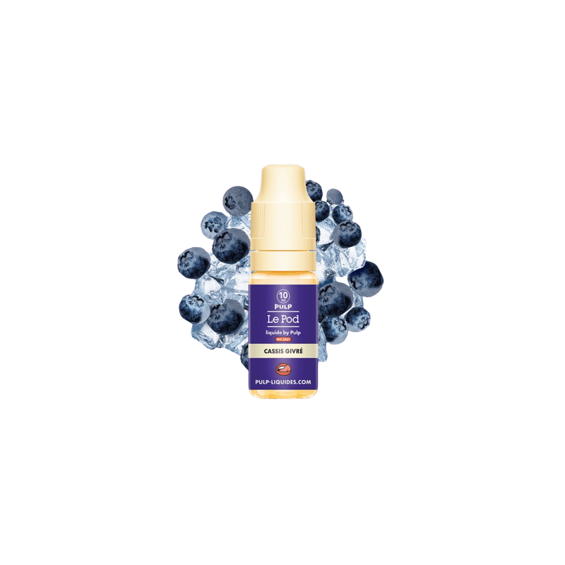 CASSIS GIVRE LE POD BY PULP 10 ML SELS NCOTINE