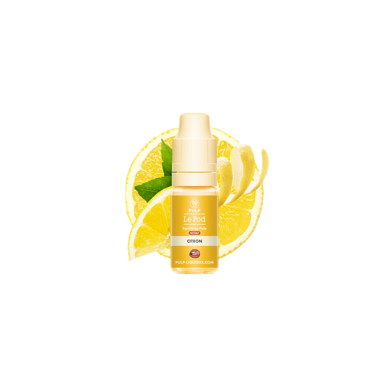 CITRON LE POD BY PULP 10 ML SELS NCOTINE