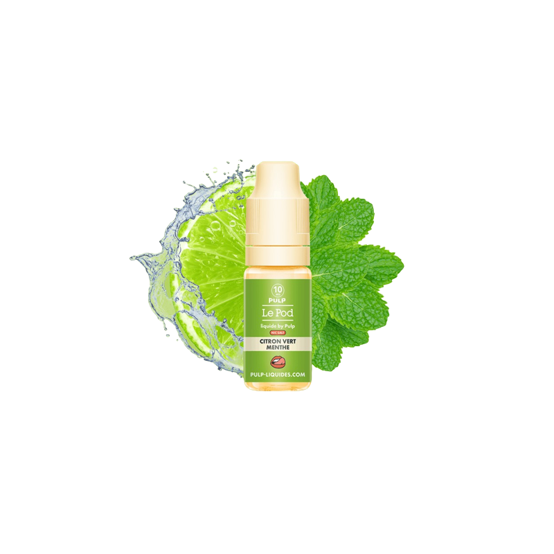 CITRON VERT MENTHE LE POD BY PULP 10 ML SELS NCOTINE