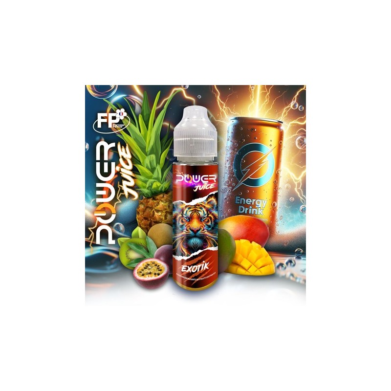 EXOTIK POWER JUICE FLAVOUR POWER 0MG 50ML