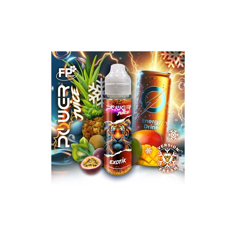 EXOTIK FRESH POWER JUICE FLAVOUR POWER 0MG 50ML