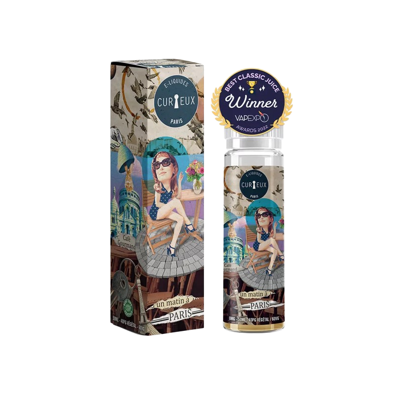UN MATIN A PARIS 40/60 VEGETOL CURIEUX 50 ML HEXAGONE