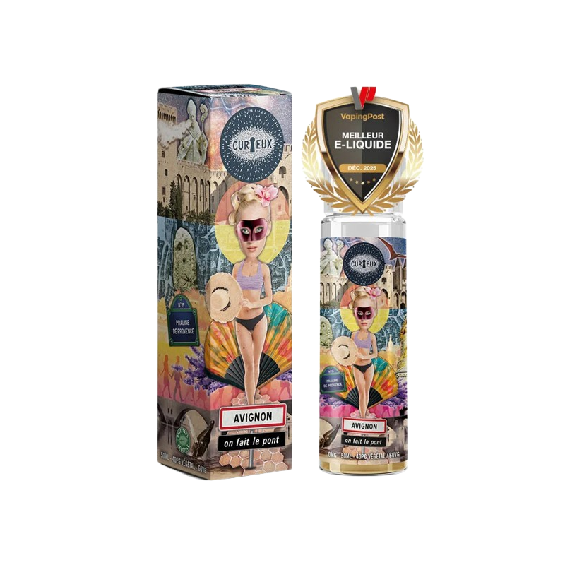 AVIGNON ON FAIT LE PONT 40/60 VEGETOL CURIEUX 50 ML HEXAGONE