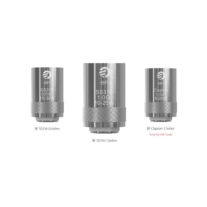 Résistances Aio/Cubis BF SS316 Joyetech (pack de 5)